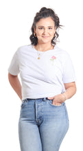Load image in gallery viewer, <transcy>white rose t-shirt</transcy>